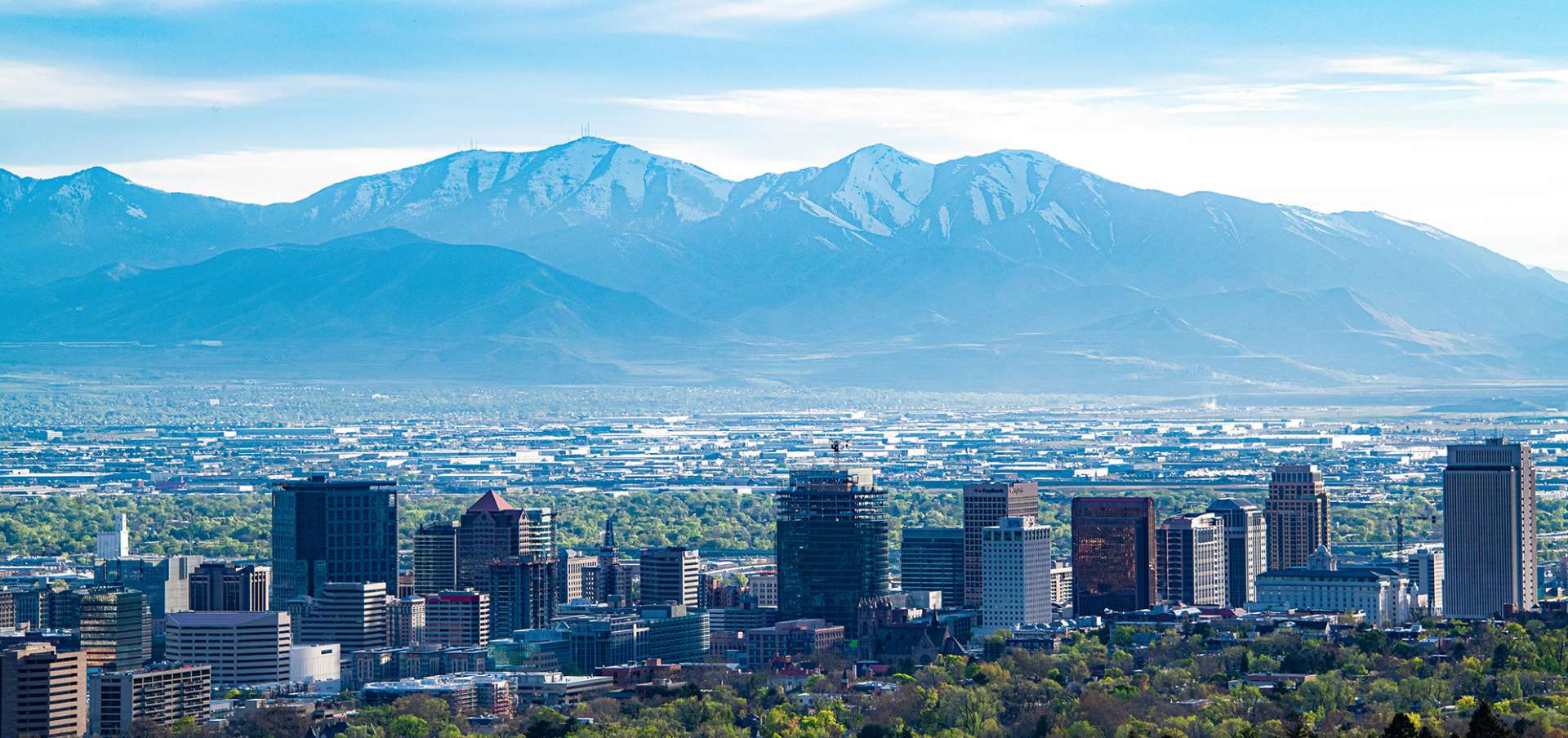 Landscape view of Salt Lake City