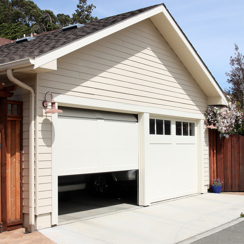 Close Up Of Garage Door