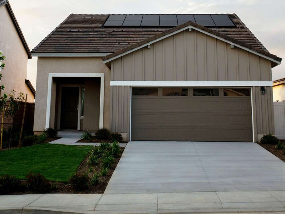 CloseUp Of Garage Doors