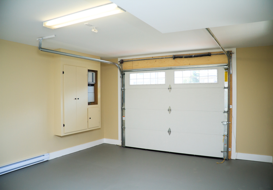 Inside garage door